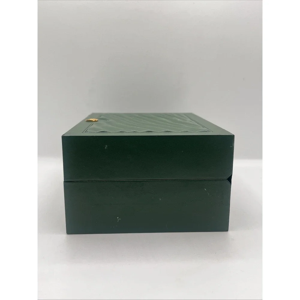 Rolex Watch Box Case Green Leather Wood 39139.64 AUTHENIC
